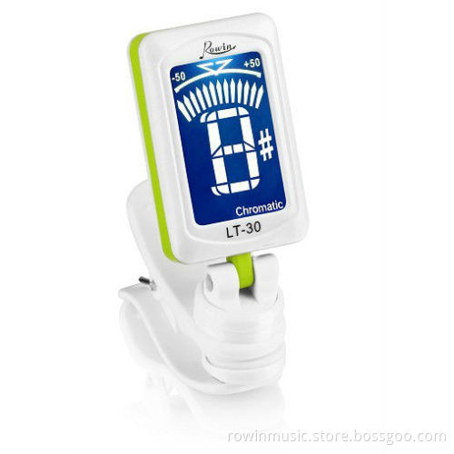 Digital Chromatic Clip-on Instrument Tuner For Guitar Bass Ukulele Viollin Banjo Mandolin with Big LCD Screen & High Accuracy